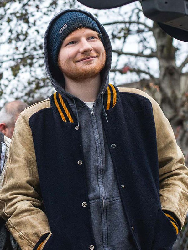 Edward Christopher Sheeran Shape Of You Letterman Jacket