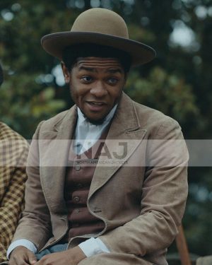 The Underground Railroad 2021 Ellis Marcus Gladney Leather Trench Coat