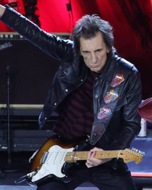 English Singer Ronnie Wood Event Rocket NYC Leather Jacket