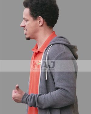 Eric André Bad Trip 2021 Chris Carey Hooded Gray Jacket