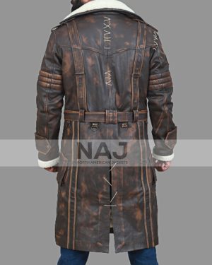 Elder Maxson Fallout 4 Shearling Leather Trench Coat