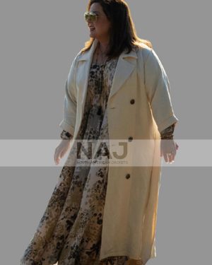 Tv Series Nine Perfect Strangers Frances Welty Melissa McCarthy White Trench Coat