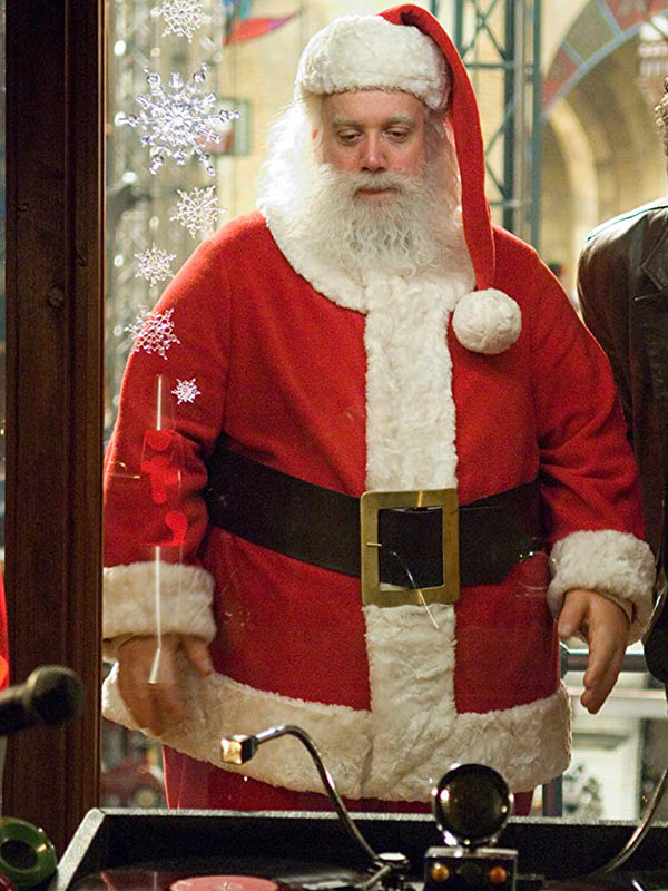 Santa Claus Comedy Film Fred Claus Red and White Costume Jacket