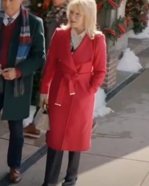 Gale Ms. Christmas Comes to Town 2023 Red Wool Coat