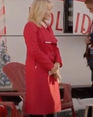 Gale Ms. Christmas Comes to Town Red Wool Coat