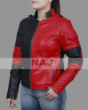 Harley Quinn Suicide Squad 02 Margot Robbie Leather Jacket