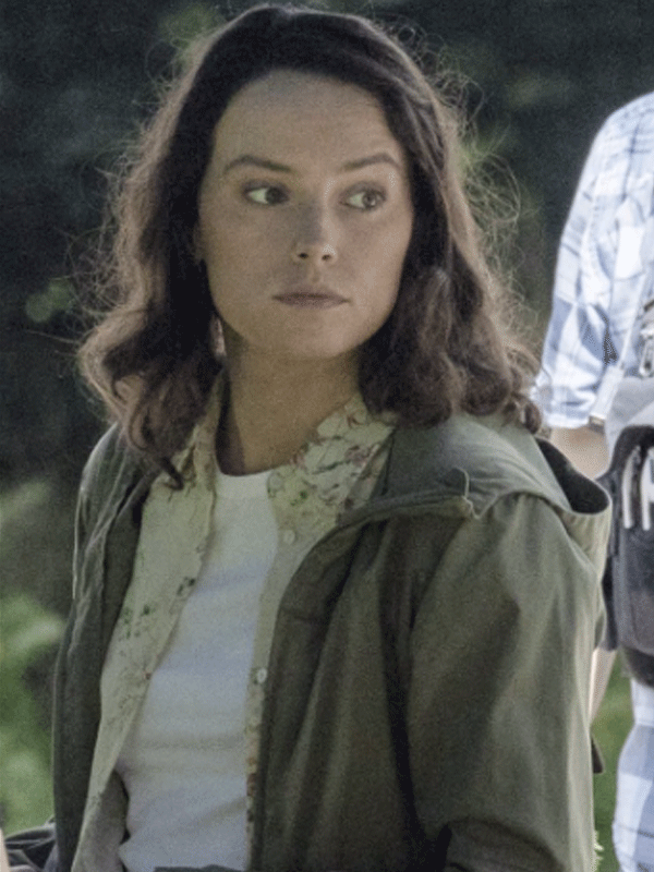 Helena Pelletier The Marsh King's Daughter (2023) Daisy Ridley Green Hooded Jacket