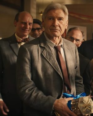 Harrison Ford Indiana Jones and the Dial of Destiny 2023 Grey Suit