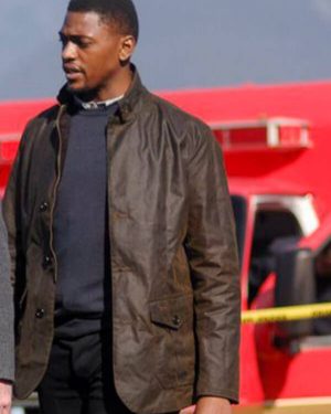 Damien Asante Tv Series The InBetween S01 Justin Cornwell Brown Distressed Leather Jacket