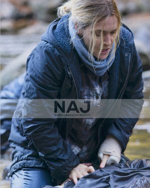 Kate Winslet Tv Series Mare of Easttown Mare Sheehan Blue Jacket
