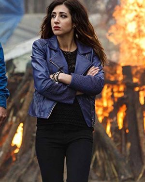 Dana Delorenzo Tv Series Ash vs Evil Dead Kelly Maxwell Purple Leather Jacket