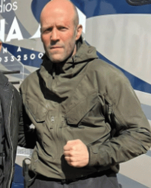 Lee Christmas The Expendables 4 Jason Statham Green Hooded Jacket