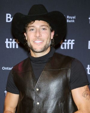 Luke Gilford Toronto International Film Festival Black Leather Vest