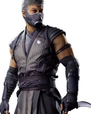 Mortal Video Game Kombat 1 2023 Smoke Grey Ninja Vest