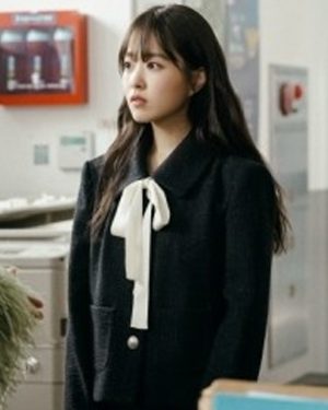 Park Bo-young Strong Girl Nam-soon Tv Series Do Bong-soon Black Wool Jacket