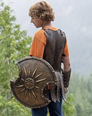 Percy Jackson and the Olympians Season 01 Black Leather Vest