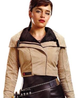 Qi'ra Solo A Star Wars Story Emilia Clarke Beige Jacket