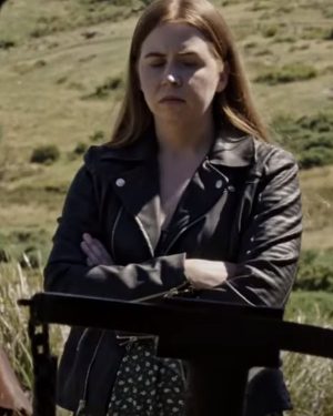 Rachel Beaten to Death (2023) Nicole Tudor Black Leather Jacket