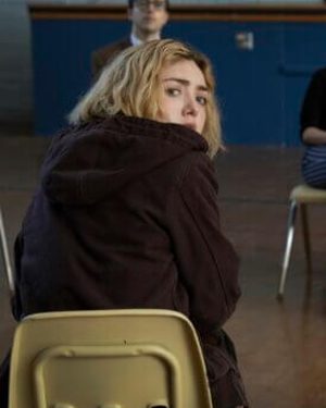 Maddie Nears School Spirits S01 Brown Cotton Jacket