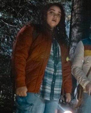 School Spirits S01 Nicole Herrera Orange Quilted Jacket