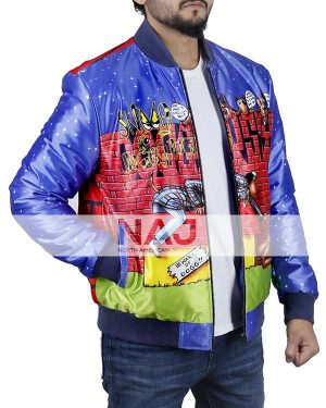 American Rapper Snoop Dogg Polyester Bomber Jacket
