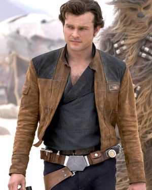 Solo A Star Wars Story Han Solo Brown Suede Leather Jacket