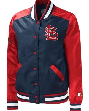 St. Louis Cardinals Baseball Team Varsity Jacket