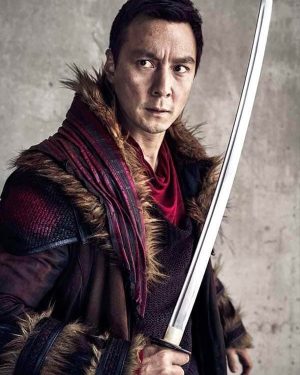 Daniel Wu Tv Series Into The Badlands Sunny Brown Leather Searling Trench Coat