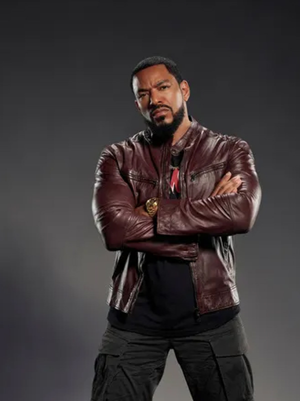 Laz Alonso The Boys S3 Brown Leather Jacket
