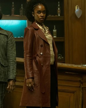 The Continental From the World of John Wick S01 Lou Leather Trench Coat