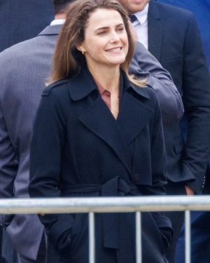 The Diplomat S01 Ambassador Kate Wyler Black Coat
