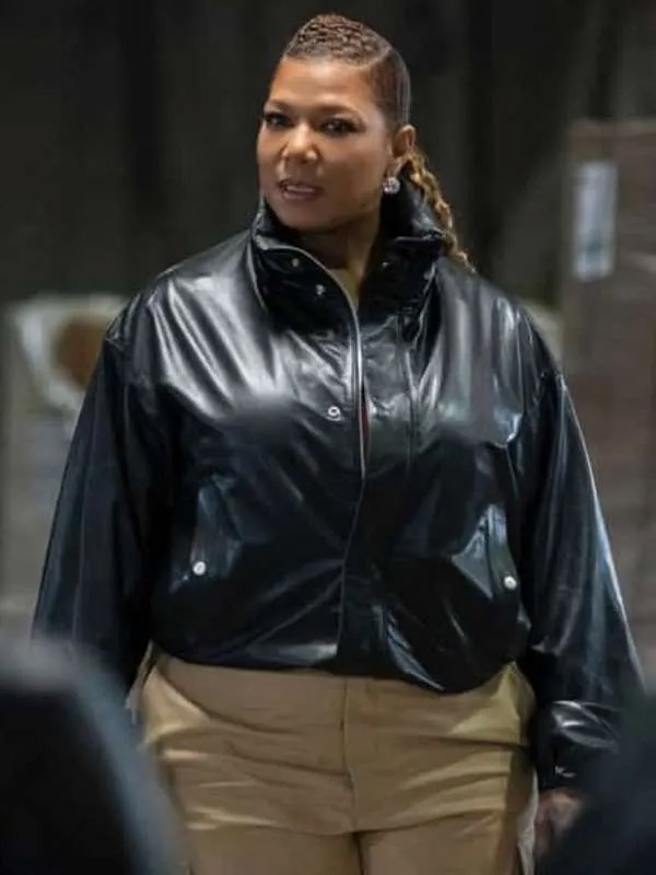 Queen Latifah TV Series The Equalizer Season 03 Black Leather Jacket