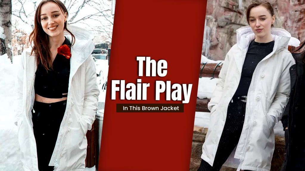 The Flair Play White Coat Looks Phenomenal