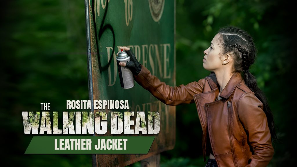 The Walking Dead Season 9 Rosita Espinosa Leather Jacket