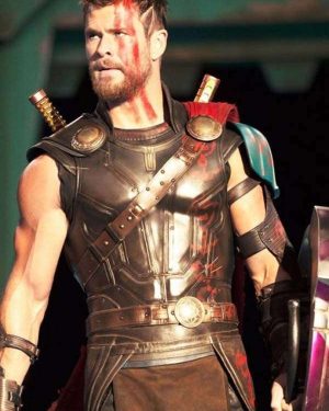 Chris Hemsworth Thor Ragnarok Leather vest