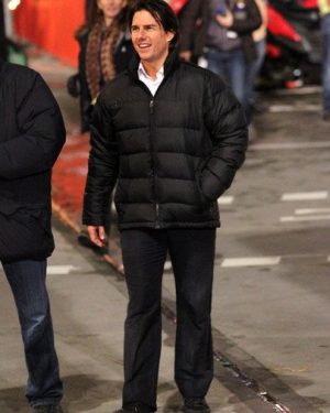 Mission Impossible 5 Tom Cruise Black Puffer Jacket