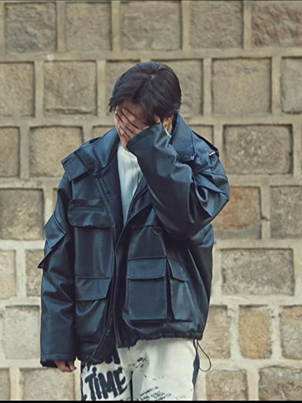 Ji-On Yoon Tomorrow 2022 Black Leather Jacket