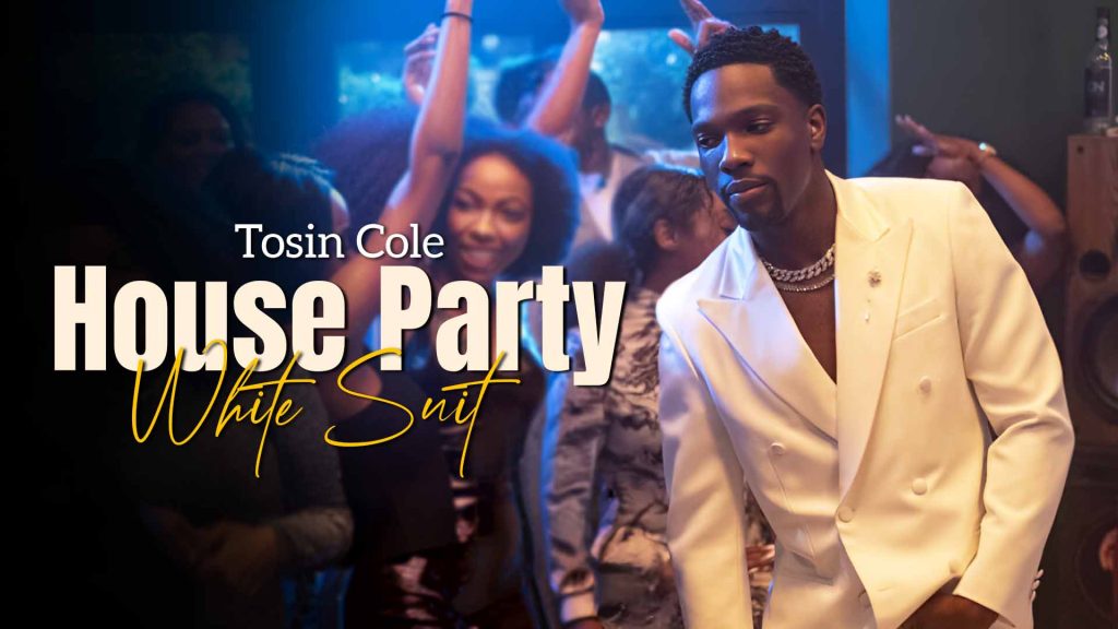 Tosin Cole House Party 2023 White Suit