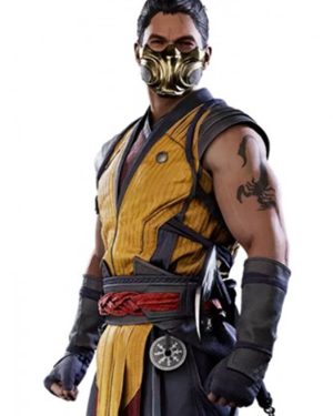 Video Game Mortal Kombat 1 2023 Scorpion Yellow Vest