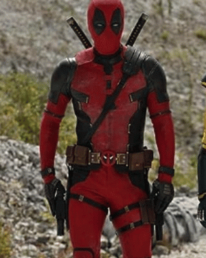 Wade Wilson Deadpool 3 (2024) Ryan Reynolds Red Costume Leather Jacket