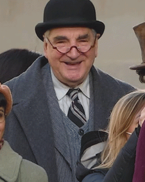 Wonka (2023) Jim Carter Grey Trench Coat